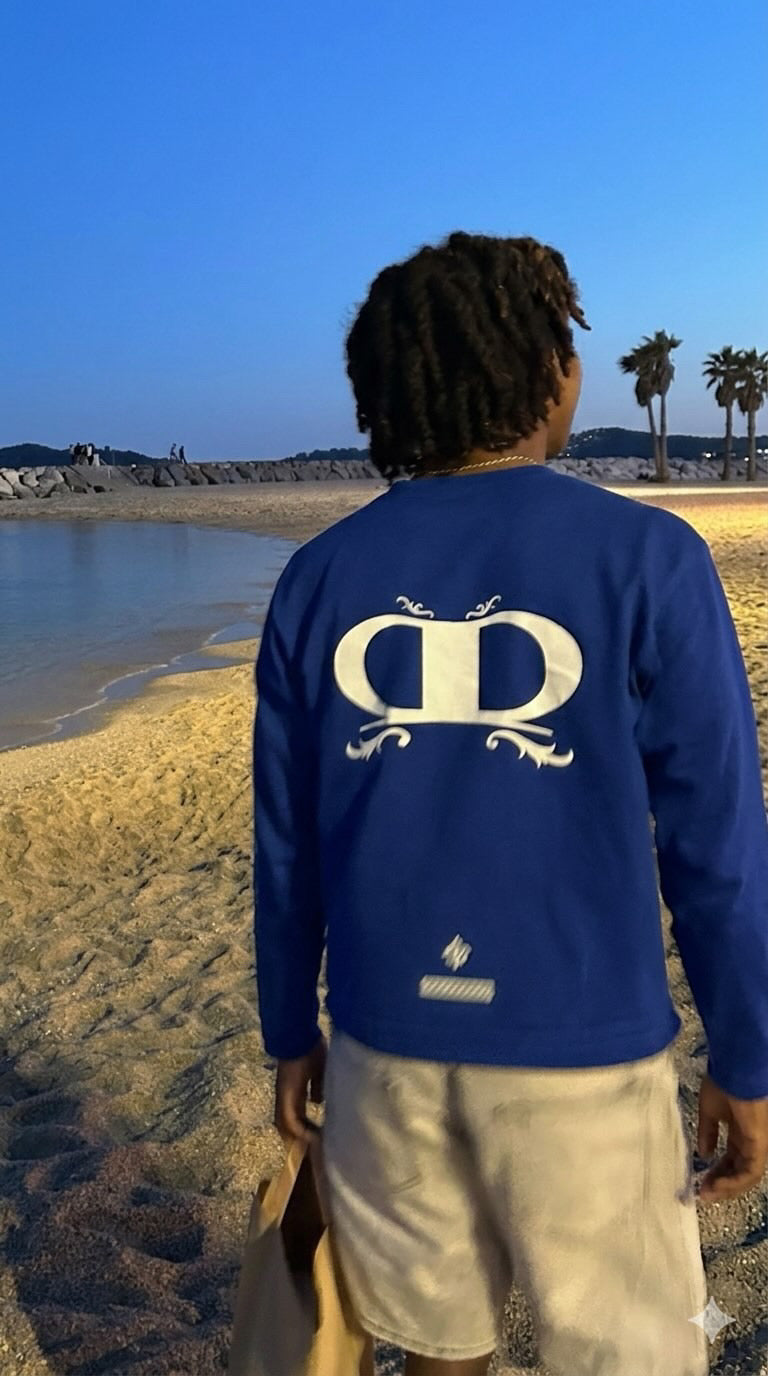 Electric Blue Longsleeve AMBLM
