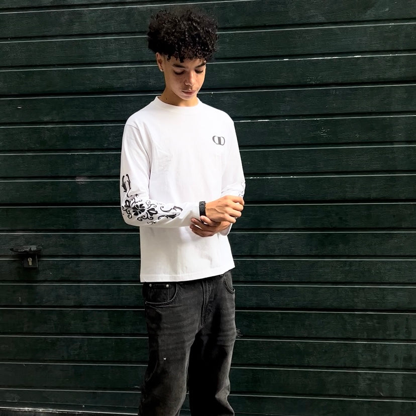 Longsleeve AMBLM - White PRECOMMANDE