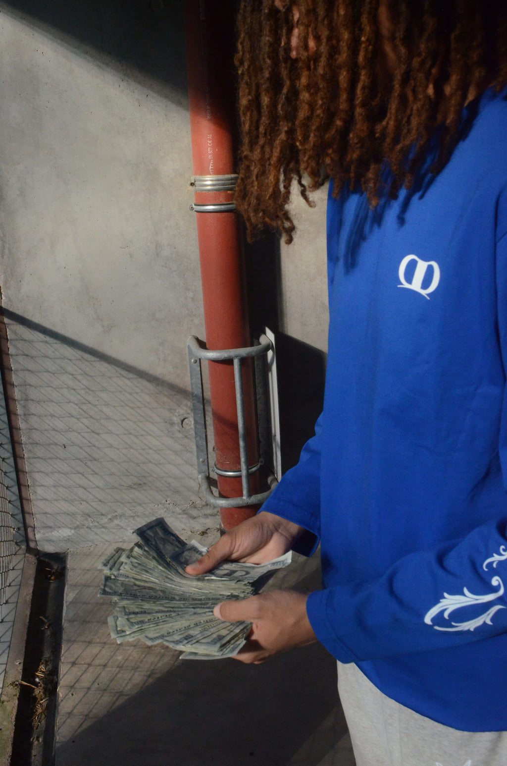 Electric Blue Longsleeve AMBLM