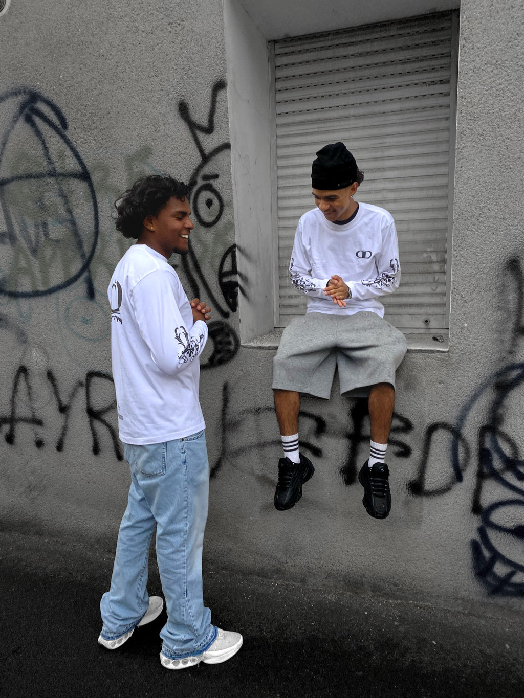 White Longsleeve AMBLM